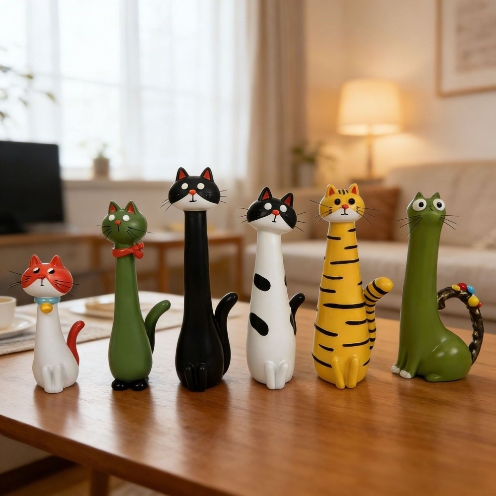 Florist Supply Vases - Handcrafted Whimsical Cat Flower Vase Cartoon