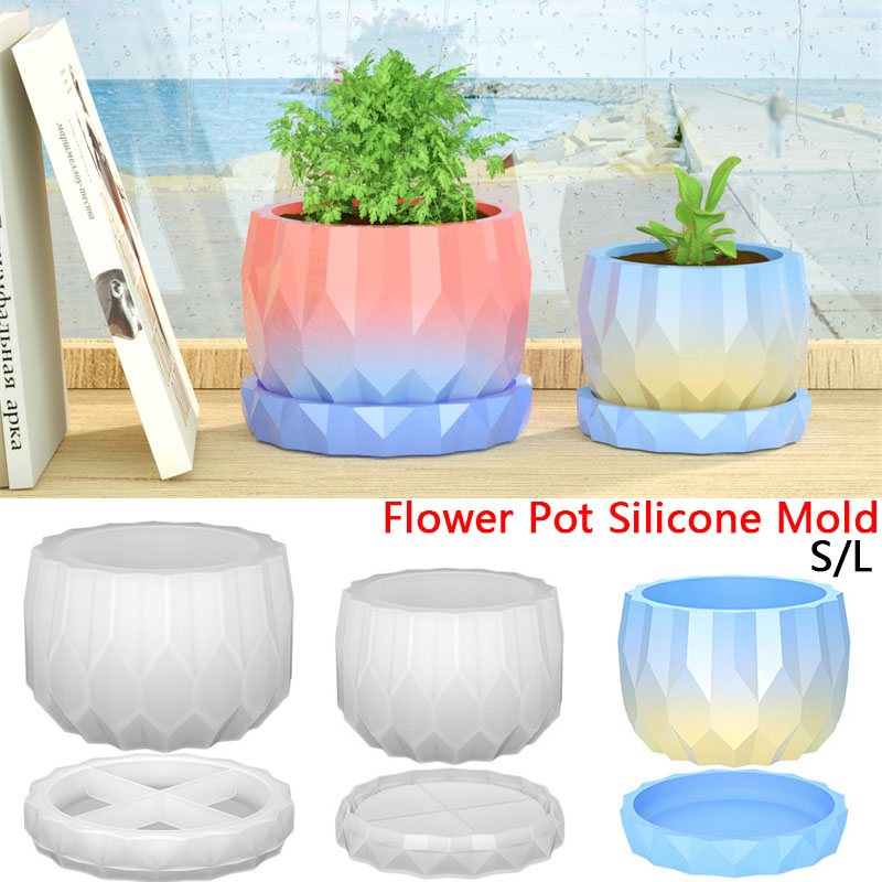 1 Set Silicone Planter Molds F - огляд і ціна Florist Supply Vases